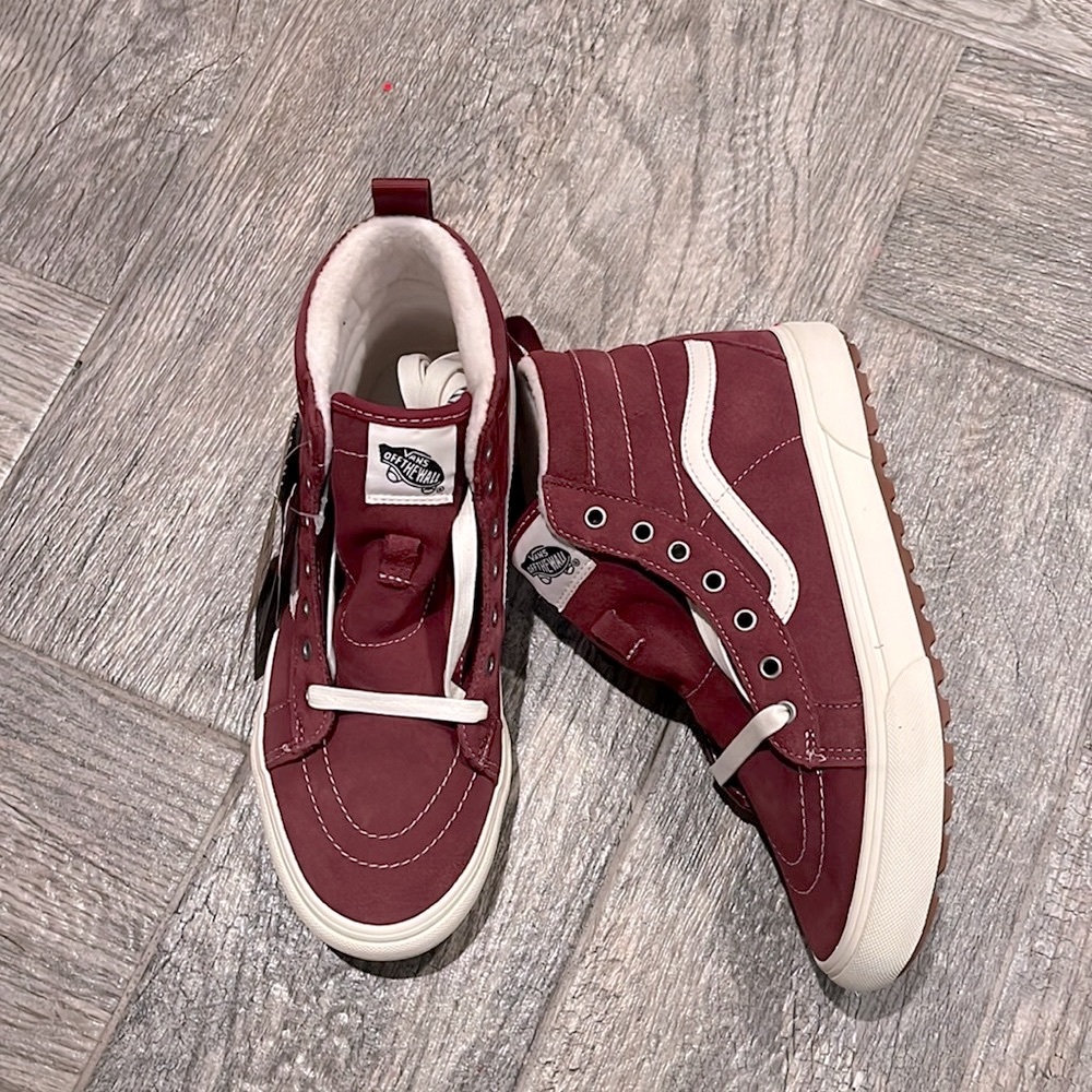 Vans SK8-hi MTE-1 burgundy boots unisex